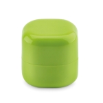 Boule de baume à lèvres publicitaire dans une boîte FPS 15 LipCube couleur vert lime deuxième vue