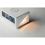 Réveil avec chargeur de téléphone portable sans fil Morning couleur blanc sixième vue