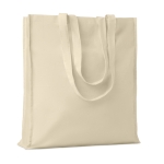 Tote bag personnalisable avec poignées renforcées 140 g/m2 Eco Max couleur beige