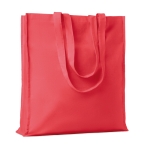Sac en coton avec longues poignées renforcées 140 g/m2 Eco Max Colour couleur rouge