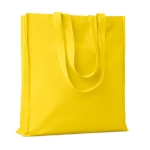 Sac en coton avec longues poignées renforcées 140 g/m2 Eco Max Colour couleur jaune