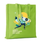 Sac en coton avec longues poignées renforcées 140 g/m2 Eco Max Colour couleur fuchsia deuxième vue principale