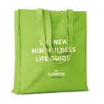 Sac en coton avec longues poignées renforcées 140 g/m2 Eco Max Colour couleur fuchsia quatrième vue prinicipale
