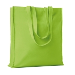 Sac en coton avec longues poignées renforcées 140 g/m2 Eco Max Colour couleur vert lime
