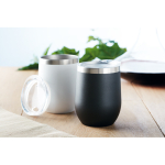 Mugs thermiques personnalisés en acier inoxydable 300ml Cuisine couleur noir vue d'ambiance