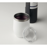 Mugs thermiques personnalisés en acier inoxydable 300ml Cuisine couleur blanc troisième vue