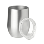 Mugs thermiques personnalisés en acier inoxydable 300ml Cuisine couleur argenté mat deuxième vue