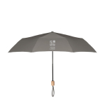 Parapluie pliant pour les entreprises avec sangle Ø99 Recycle Fold vue avec zone d'impression