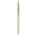 Stylo écologiques personnalisés avec encre bleue Ecologic Style couleur beige