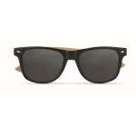 Lunettes de soleil sérigraphiées avec branches en bambou