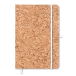 Carnet en liège pour gravure A5 avec pages lignées Natura Plus couleur blanc