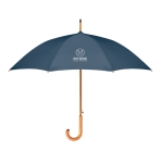 Parapluie personnalisé classique en RPET Ø107 Reciclo Essence couleur bleu vue principale