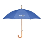 Parapluie personnalisé classique en RPET Ø107 Reciclo Essence couleur bleu roi vue principale