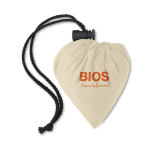 Sac pliable personnalisé en coton 105 g/m2 Strawberry Cotton couleur beige deuxième vue principale