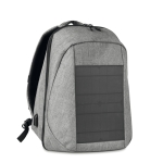 Sacs à dos publicitaire pour ordinateur de 13´´ avec chargeur solaire couleur noir