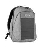Sacs à dos publicitaire pour ordinateur de 13´´ avec chargeur solaire couleur noir troisième vue principale