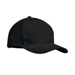 Casquette sérigraphiée de haute qualité en coton épais Cottonstyle couleur noir