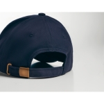 Casquette sérigraphiée de haute qualité en coton épais Cottonstyle couleur bleu deuxième vue