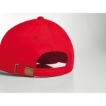 Casquette sérigraphiée de haute qualité en coton épais Cottonstyle couleur rouge deuxième vue