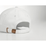 Casquette sérigraphiée de haute qualité en coton épais Cottonstyle couleur blanc deuxième vue
