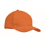 Casquette sérigraphiée de haute qualité en coton épais Cottonstyle couleur orange