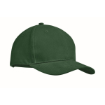 Casquette sérigraphiée de haute qualité en coton épais Cottonstyle couleur vert foncé