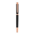 Stylo roller d'entreprise élégant avec étui et encre noire Grace couleur champagne première vue