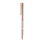 Stylos personnalisé en aluminium avec encre noire Alustyle couleur rose image avec logo
