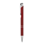 Stylos gravés en aluminium couleur avec encre noire Aster Arrow couleur rouge