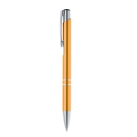 Stylos gravés en aluminium couleur avec encre noire Aster Arrow couleur orange