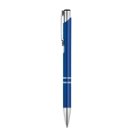 Stylos gravés en aluminium couleur avec encre noire Aster Arrow couleur bleu roi