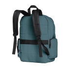 Sacs à dos pc personnalisé en toile de coton de 15,6´´ Knapsack couleur bleu troisième vue