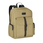Sacs à dos pc personnalisé en toile de coton de 15,6´´ Knapsack couleur kaki