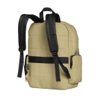 Sacs à dos pc personnalisé en toile de coton de 15,6´´ Knapsack couleur kaki troisième vue