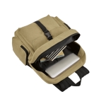 Sacs à dos pc personnalisé en toile de coton de 15,6´´ Knapsack couleur kaki quatrième vue
