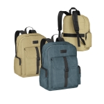 Sacs à dos pc personnalisé en toile de coton de 15,6´´ Knapsack diverses couleurs