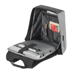 Sac à dos ordinateur personnalisé antivol exclusif de 15,6´´ Metro couleur gris quatrième vue