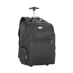 Sac à roulettes pour ordinateur de 17´´ rembourré avec poches Traction couleur noir