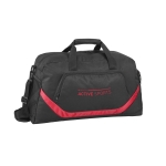 Sac de sport publicitaire avec intérieur doublé Active couleur rouge image avec logo