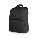 Sac à dos en polyester pour PC avec grande capacité de rangement 14'' couleur noir