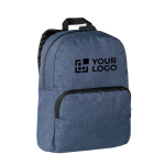 Sac à dos en polyester pour PC avec grande capacité de rangement 14'' avec zone d'impression