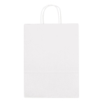 Sacs papier personnalisés petit format blanc 90 g/m2 Retail Mini couleur blanc première vue