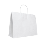 Sac kraft personnalisable blanc extra large 100 g/m2 Retail XL couleur blanc