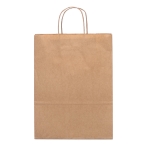Sacs kraft personnalisés petits poignées torsadées 115 g/m2 Craft Mini couleur naturel première vue