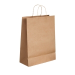 Sacs kraft personnalisés petits poignées torsadées 115 g/m2 Craft Mini couleur naturel