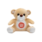 Ours en peluche doux à offrir lors de salons et d'événements Pooky couleur marron première vue