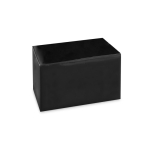 Enceinte Bluetooth minimaliste caoutchoutée avec sangle et micro Club couleur gris avec boîte