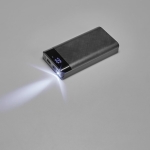 Batterie portable en ABS avec lampe de poche 16.000 mAh Black couleur noir troisième vue