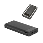 Batterie portable en ABS avec lampe de poche 16.000 mAh Black diverses couleurs
