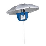 Sac isotherme avec deux formes possibles et capacité pour 16 L Duo couleur bleu roi quatrième vue